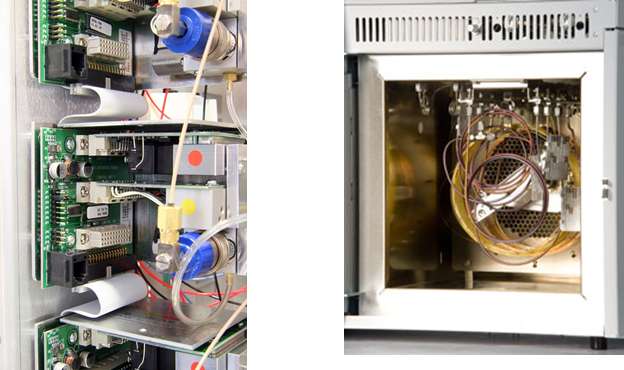 Componentes do Cromatógrafo Gasoso - CG Scion - Antigo Varian